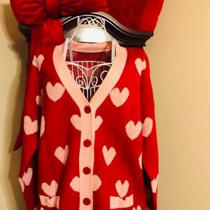 Just in NWOT Valentine button up Cardigan from LILTWIST Clothing